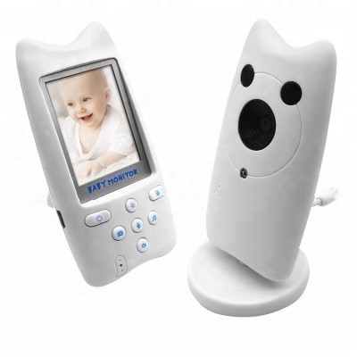 Видеоняня BabySmile Cat (LCD дисплей 2,4", датчик ночного видения, активация голосом VOX, родительский блок с аккумулятором 520 мАч, 8 колыбельных, фотосъемка)