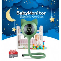 Видеоняня BabySmile Kitty Green