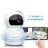Видеоняня BabySmile Robot (автоматический поворот за ребенком, датчик движения, угол обзора P355°, 2MPX, 1080P, ночное видение, аудио двухсторонняя связь)