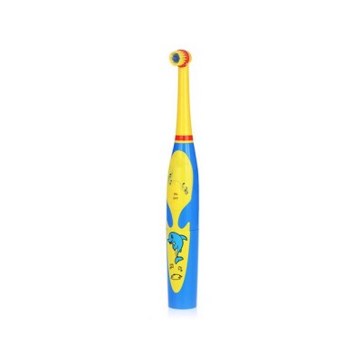 Детская электрическая зубная щётка BabySmile Blue (2 сменные насадки для детей, 8800 оборотов в мин., музыкальный таймер на 4 мелодии, эргономичная ручка)