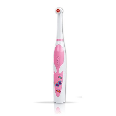 Детская электрическая зубная щётка BabySmile Pink (2 сменные насадки для детей, 8800 оборотов в мин., музыкальный таймер на 4 мелодии, эргономичная ручка)